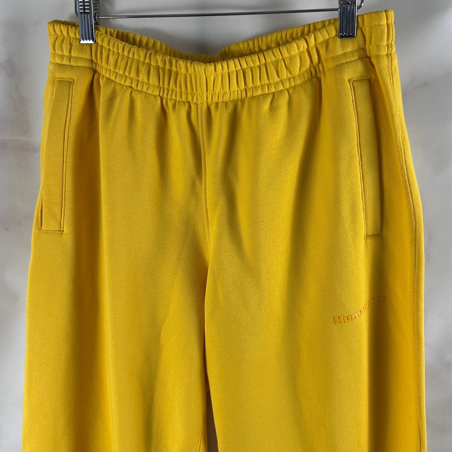 Adidas Humanrace Yellow Heavyweight Sweatpants