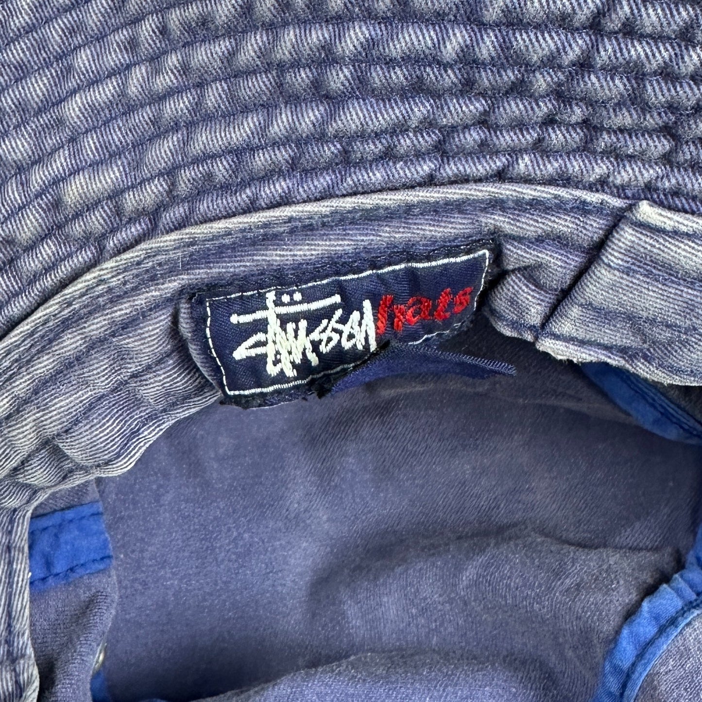 Stussy Faded Blue Bucket Hat