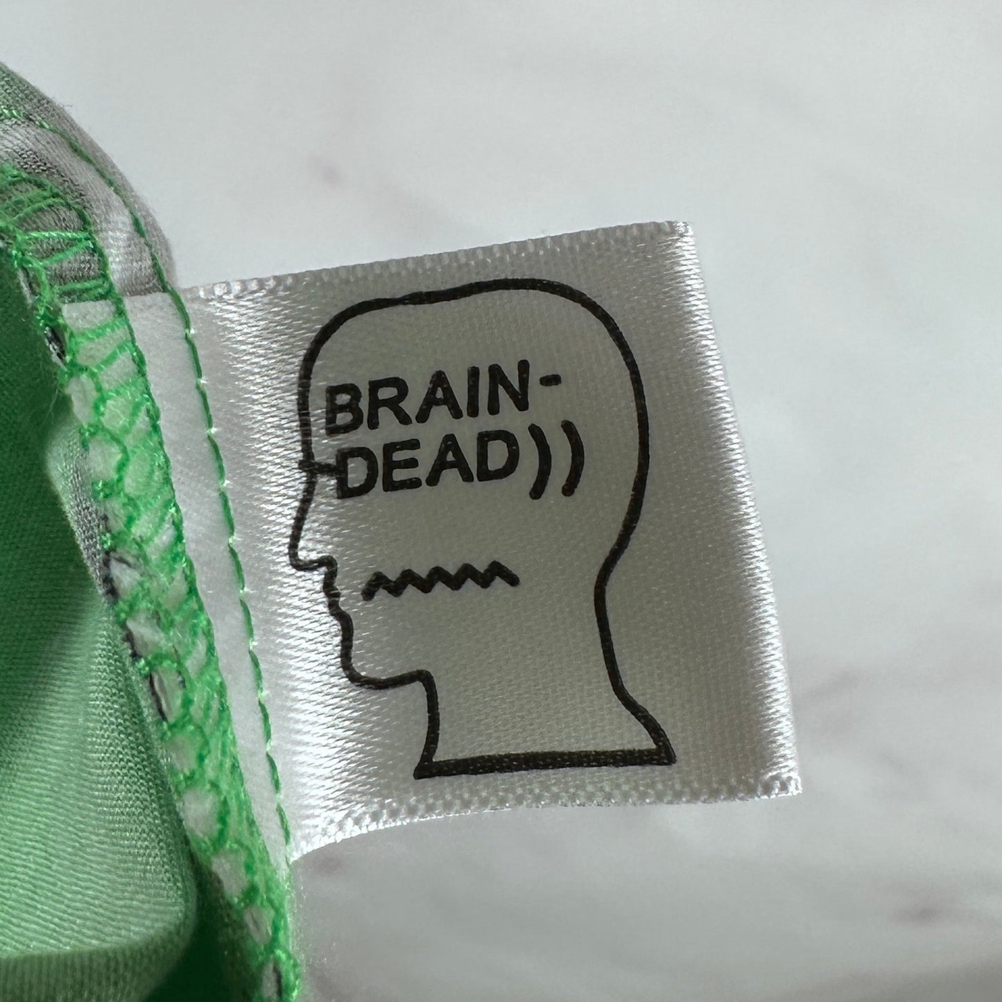 Brain Dead Green Bubble Pajama Shirt