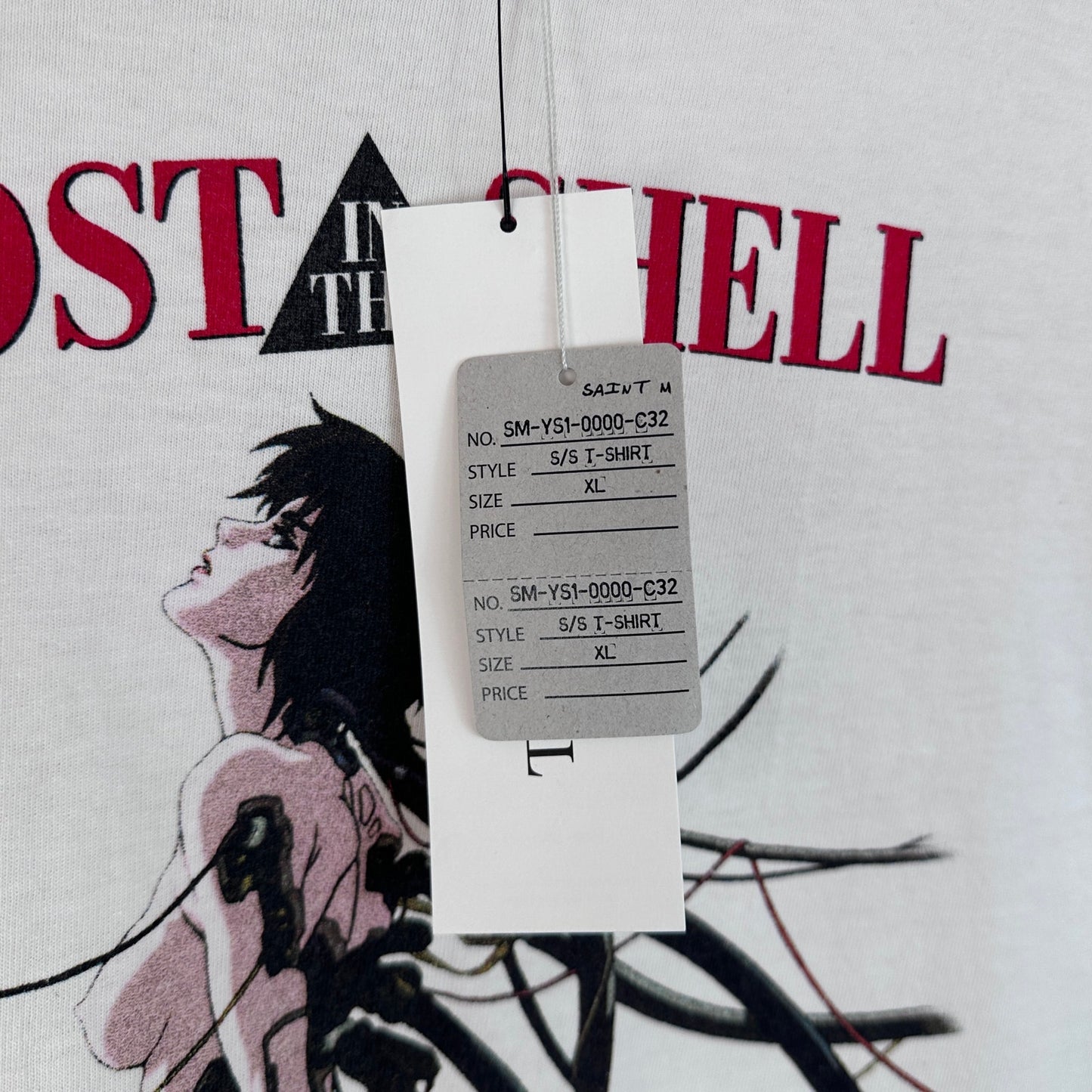 Saint Michael x Ghost in the Shell White Graphic Tee