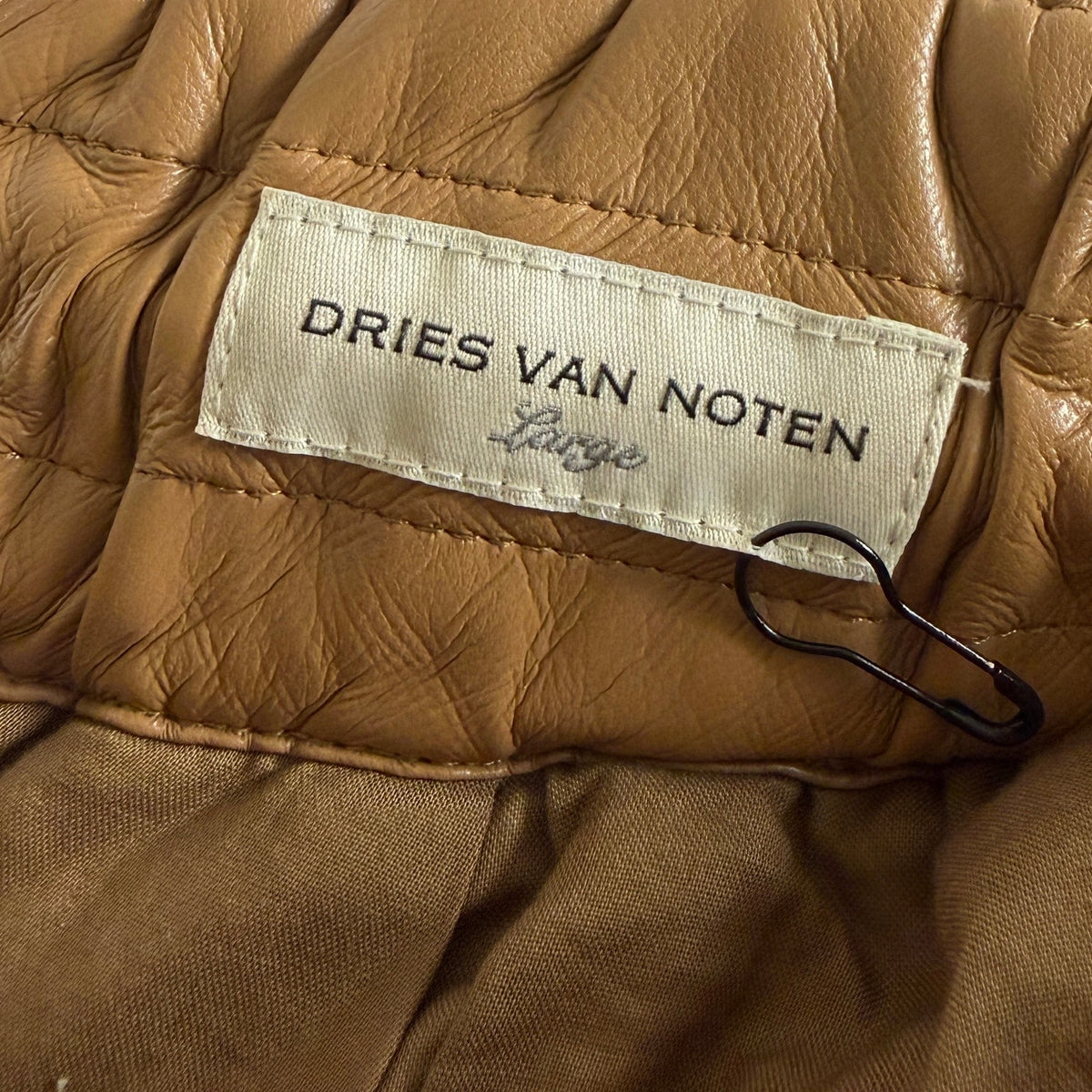 Dries van Noten S/S22 Quilted Brown Long Shorts