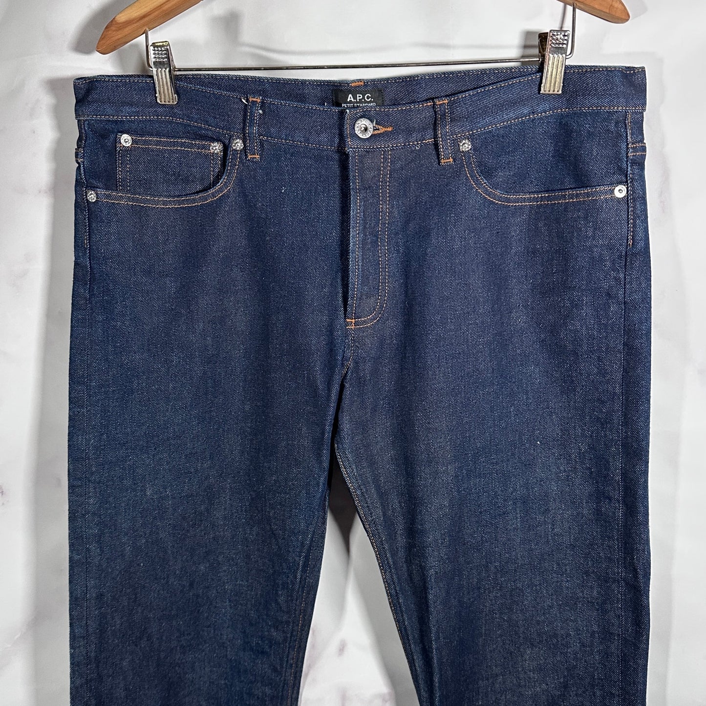 A.P.C. Petit Standard Jean Droit Etroit Straight Indigo Denim Jeans