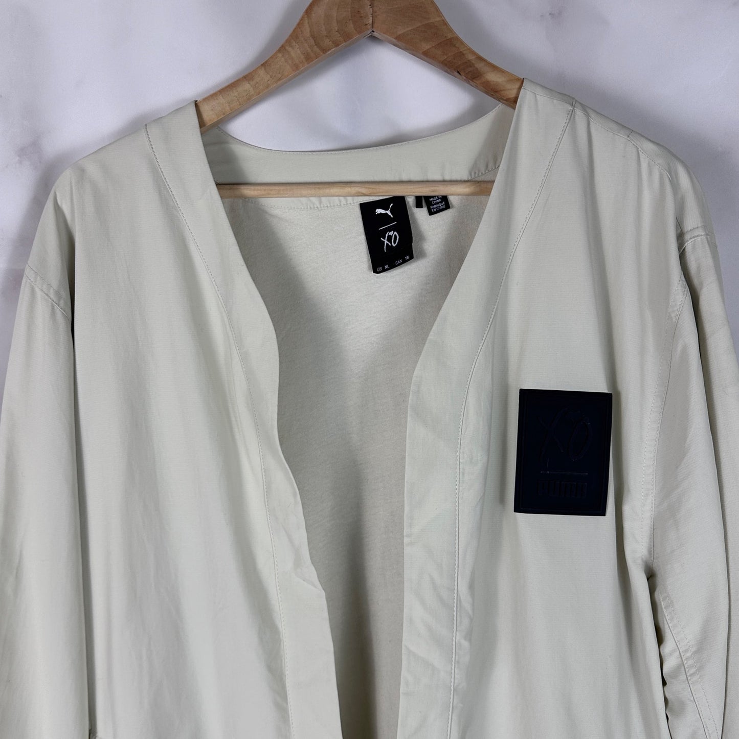 Puma x XO Cream Birch Bomber Cardigan