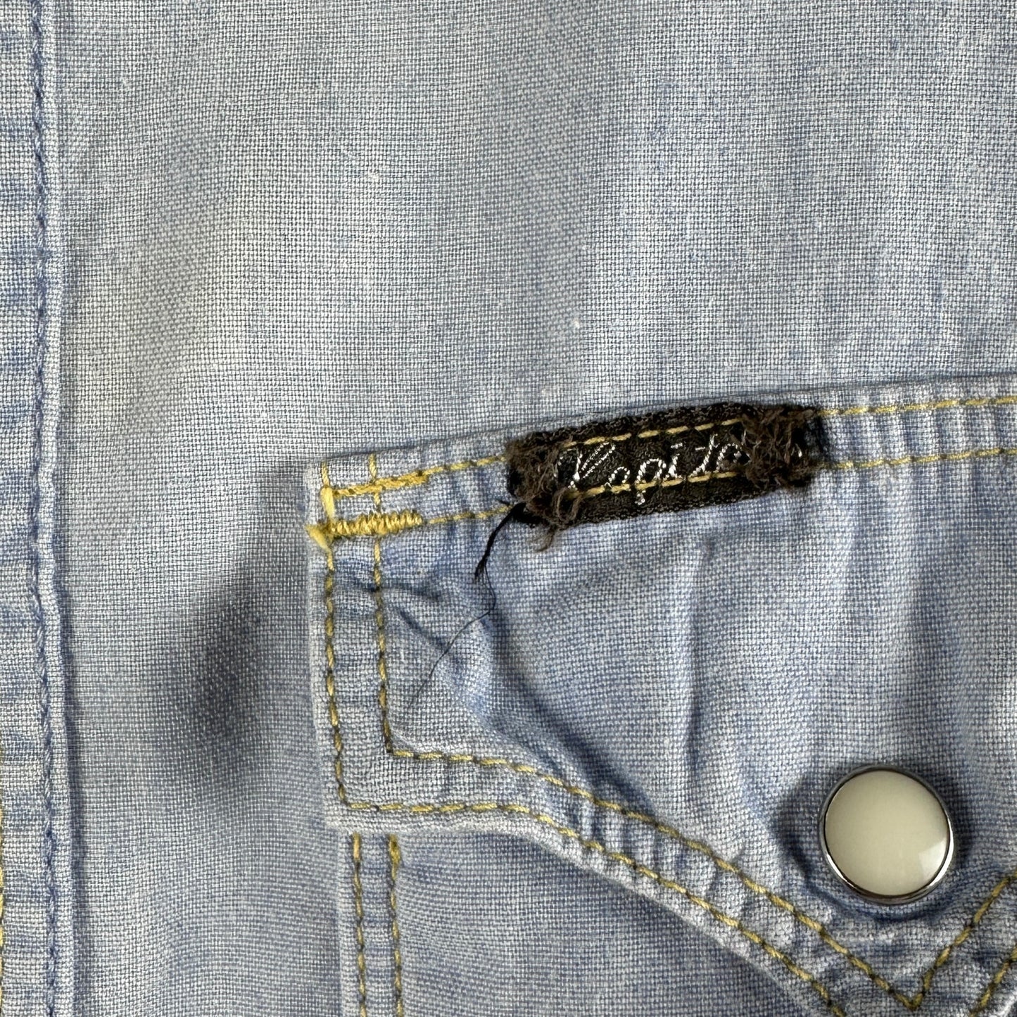 Kapital Baby Blue Western Shirt