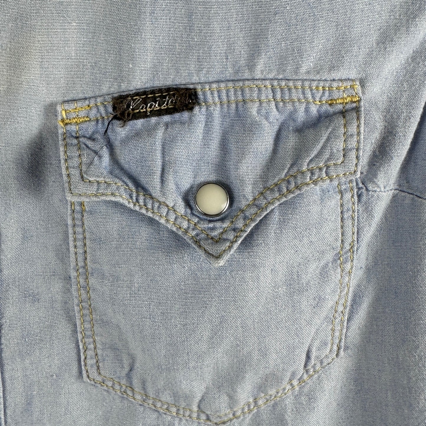 Kapital Baby Blue Western Shirt
