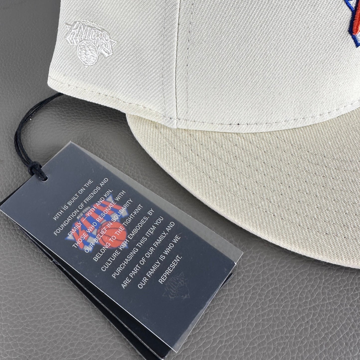 Kith x New Era New York Knicks White Fitted Cap