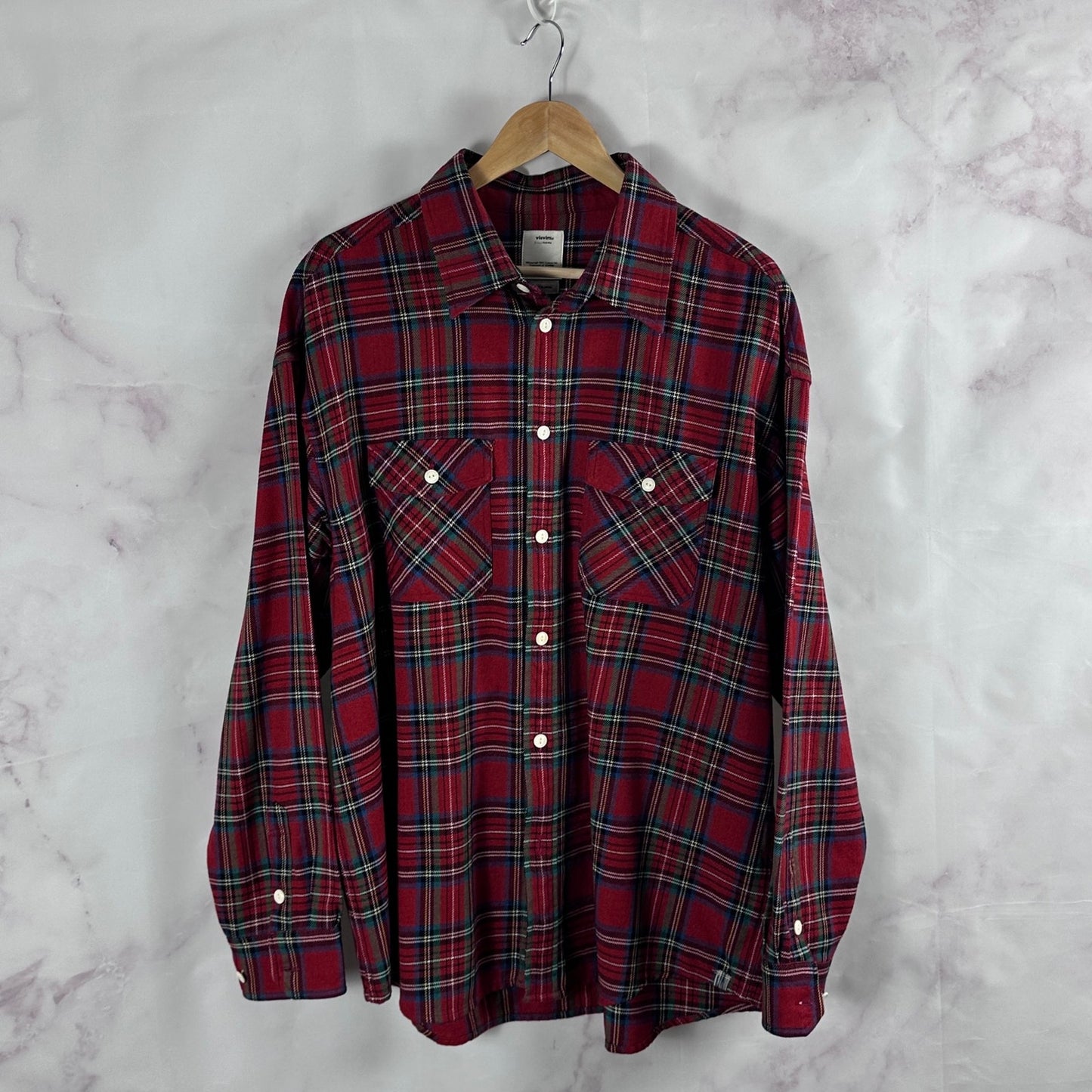 Visvim Lumber Elk Red Check Shirt