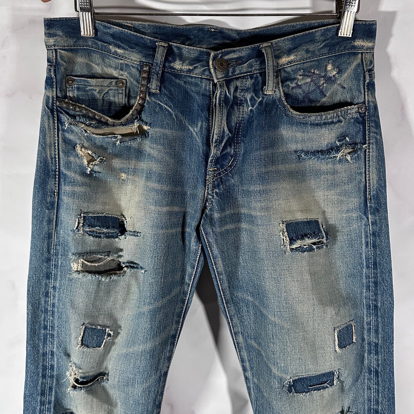 Hysteric Glamour Selvedge Repaired Denim