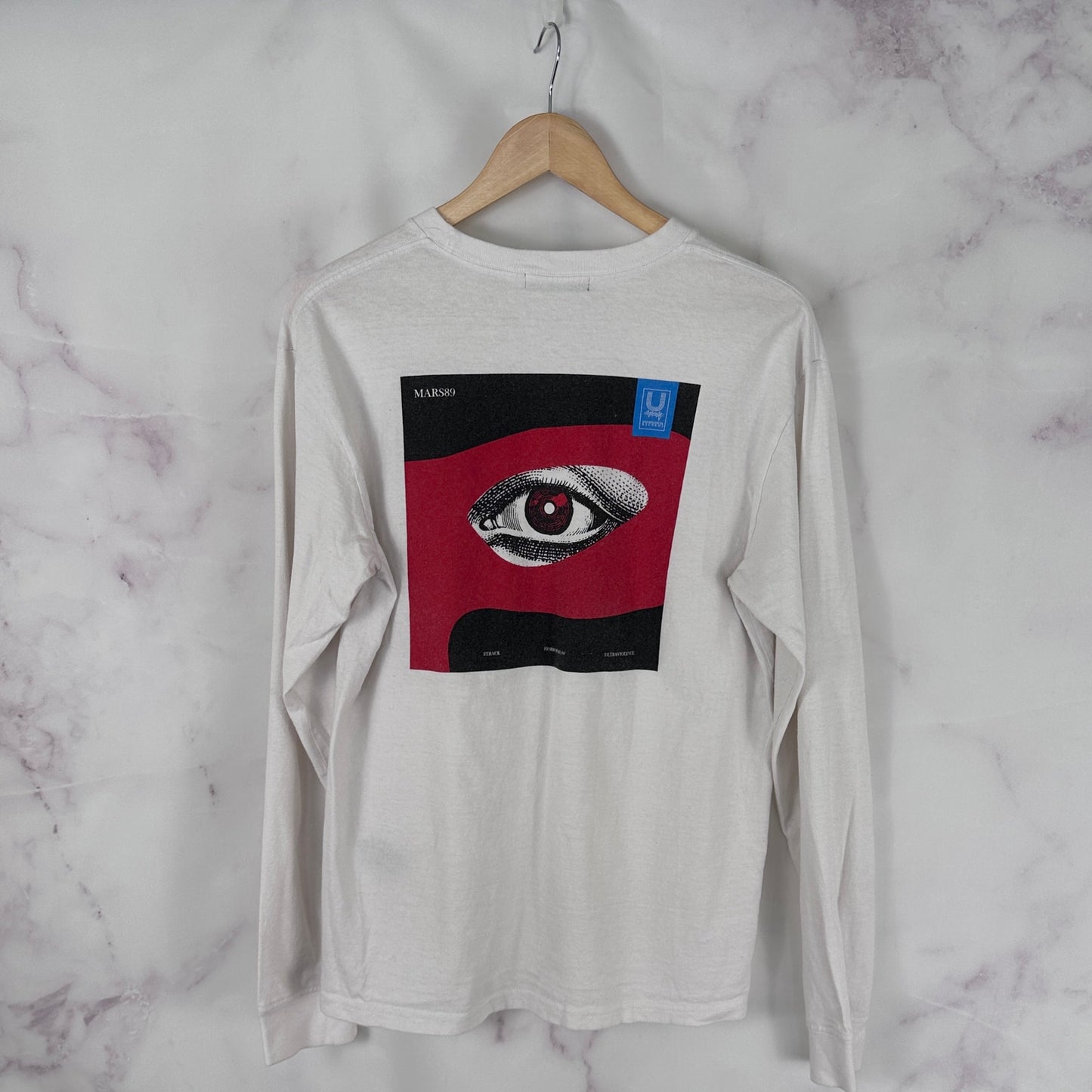Undercover S/S20 MARS89 White Print Longsleeve