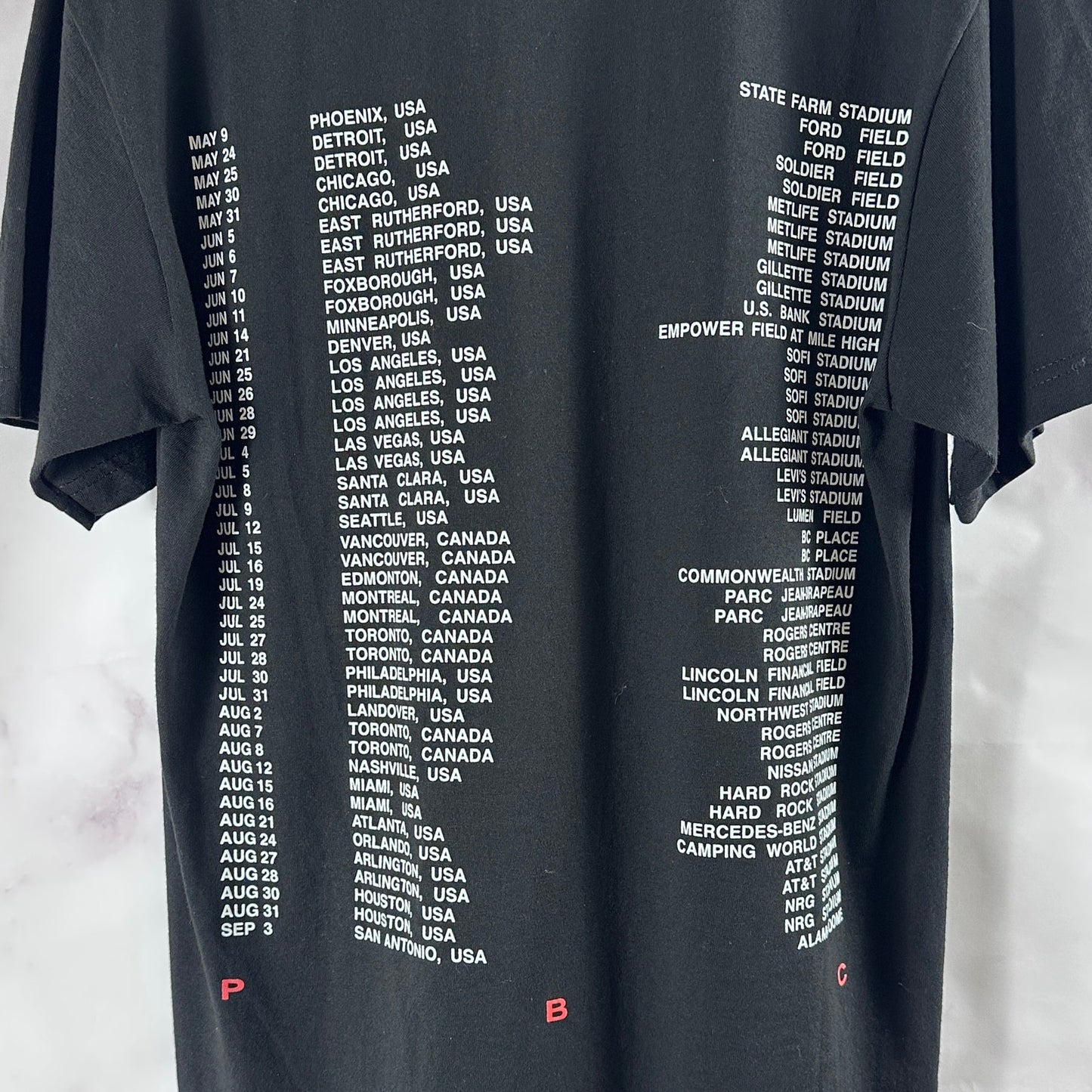 Playboi Carti PLAYBO1 CART1 After Hours Till Dawn Tour Tee
