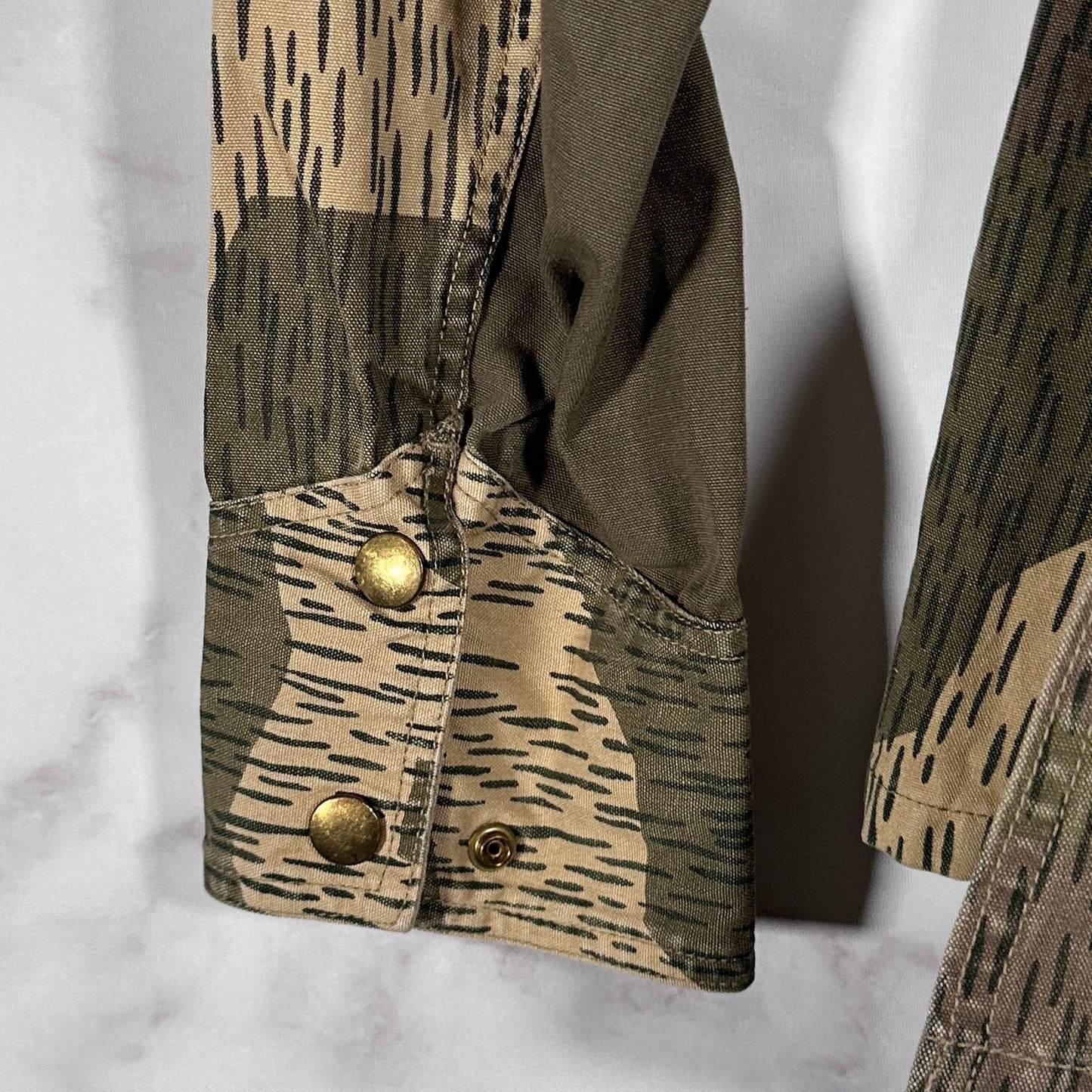 Kapital Military-Style Rain Camo Belted Parka