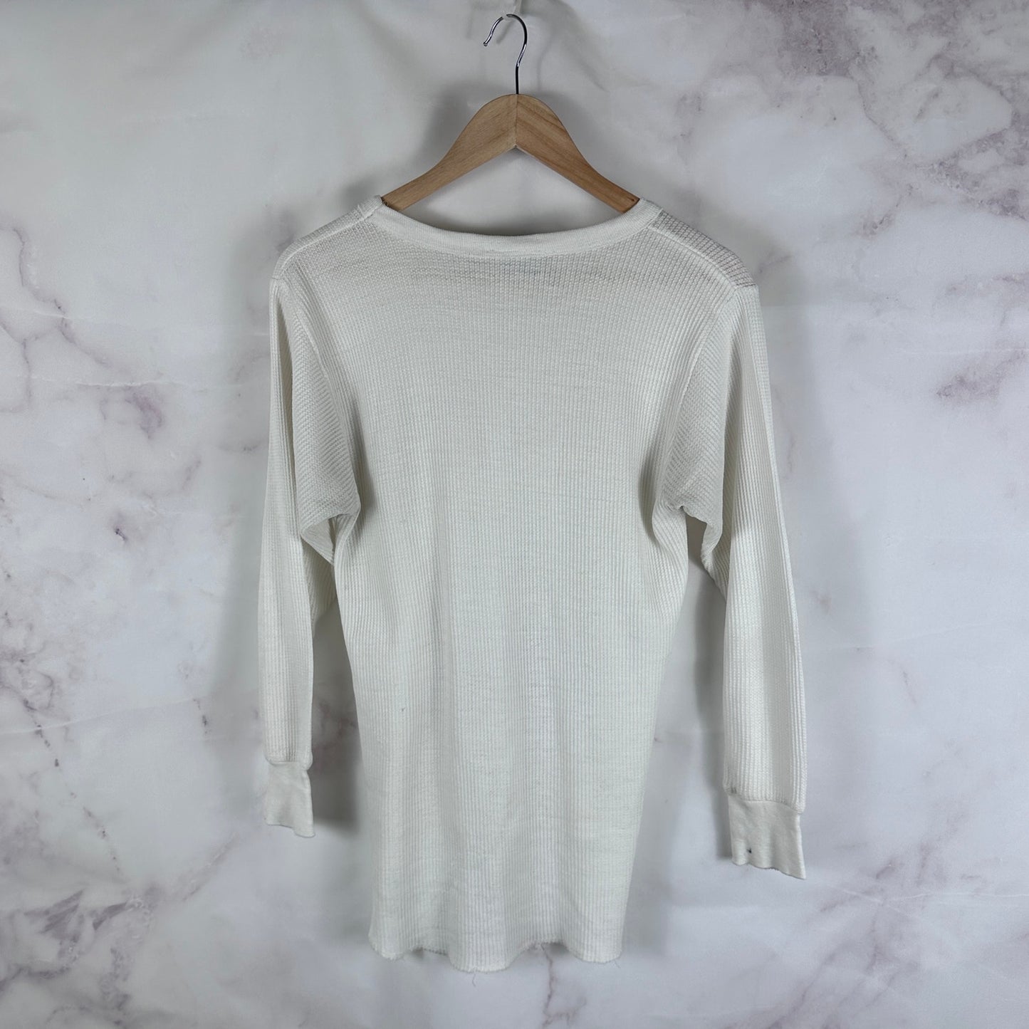 Vintage White Arctic Storm Thermal Longsleeve