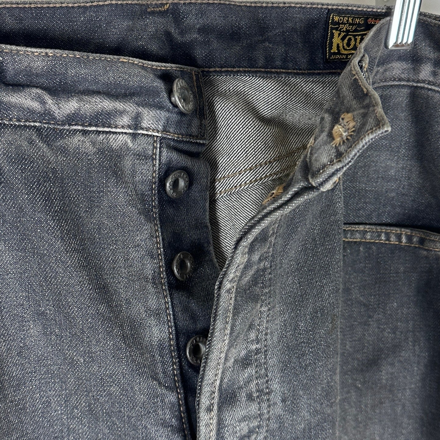 Kapital Kountry Black Jewel Denim Jeans