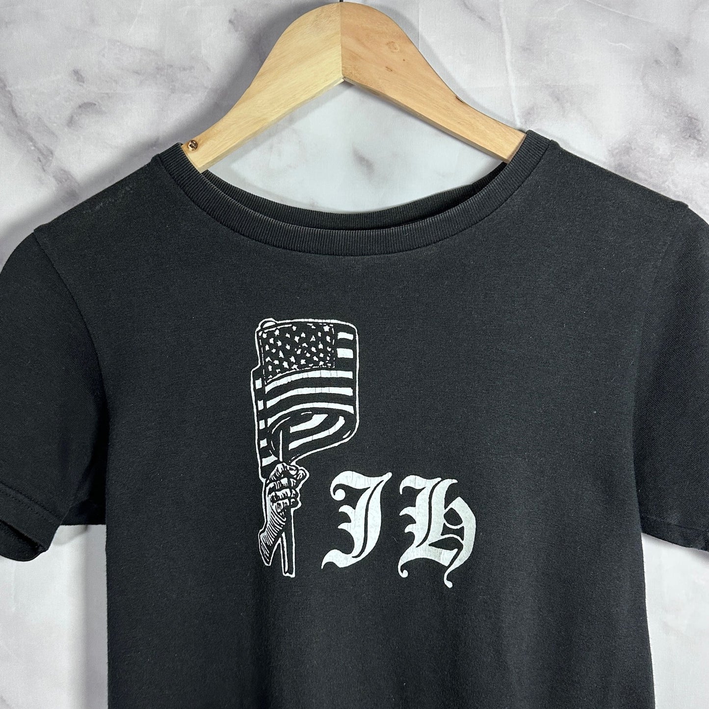 Number (N)ine S/S01 “Star Spangled Banner” Black Tee
