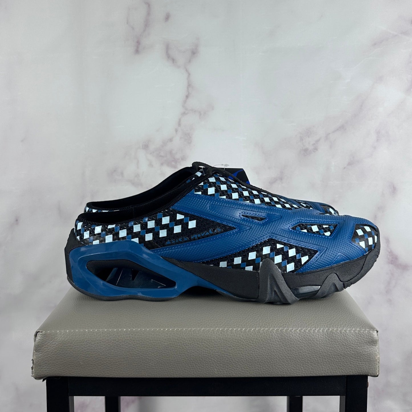 ASICS Kiko Kostadinov Novalis Gel-Styrax Graphite Grey Teal Mule Sneaker
