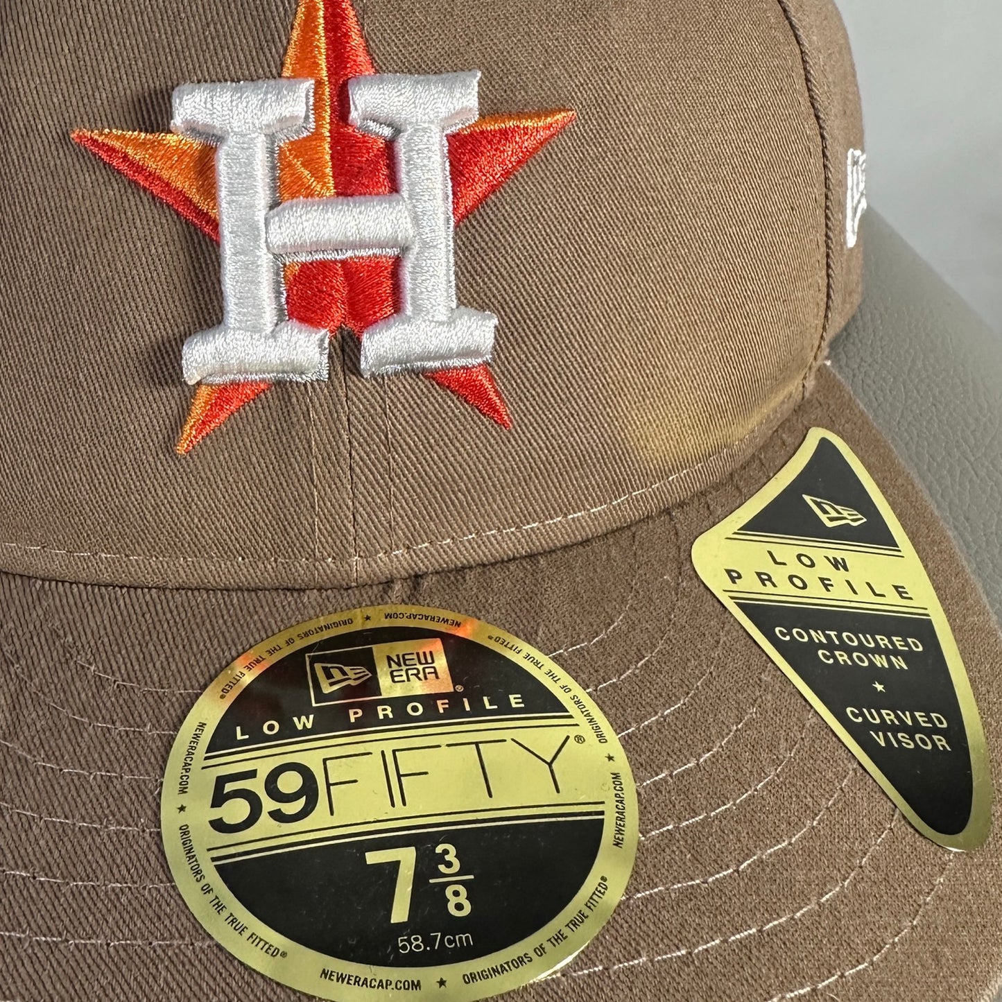 New Era Houston Astros 59Fifty Tan Fitted Hat