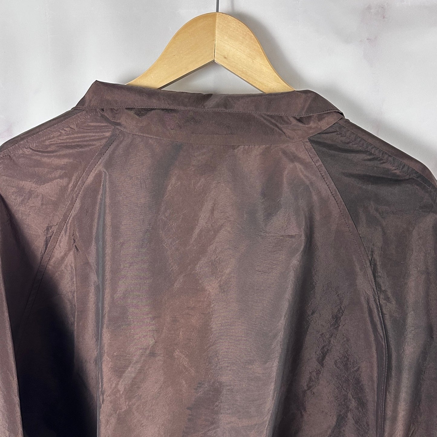 Colbo NYC Washed Burgundy Half Zip Raglan Parka