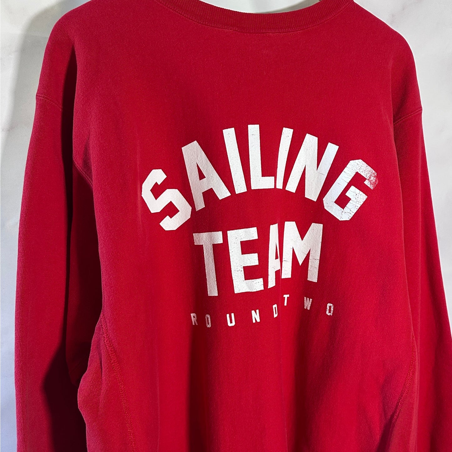 Round Two Sailing Team Champion Reverse Weave Crewneck Sweatshirt