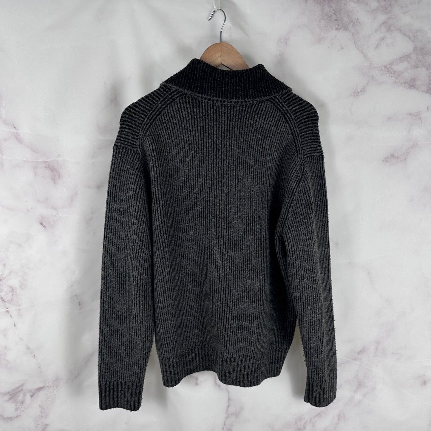 J.W. Anderson x Uniqlo Grey Quarter Zip Sweater