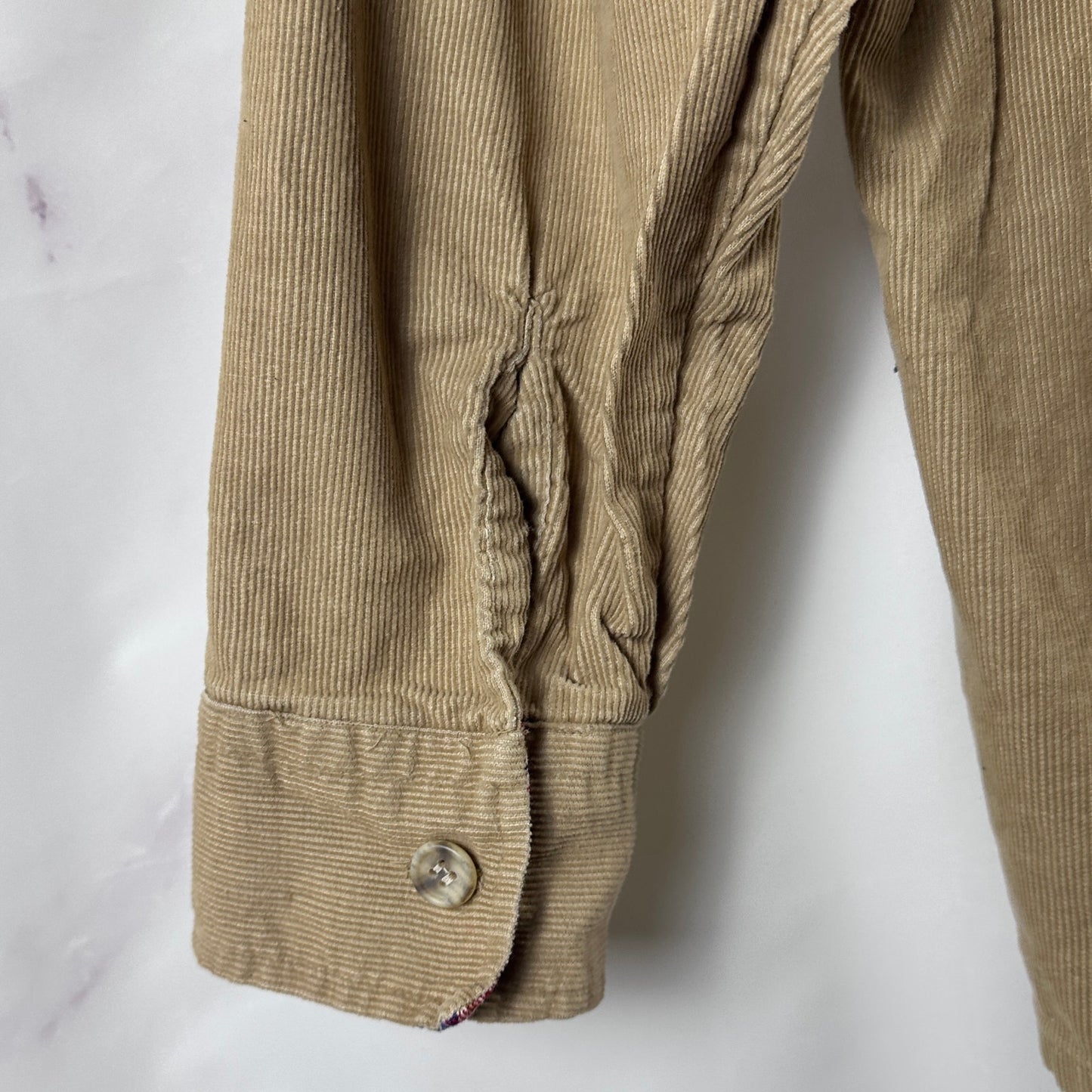 Vintage Leisuroy Tan Button-Up Shirt
