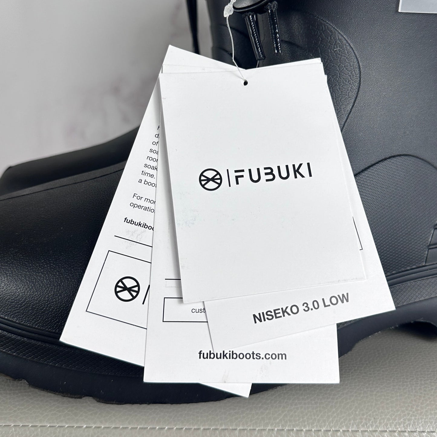 Fubuki Niseko 3.0 Low Black Boots