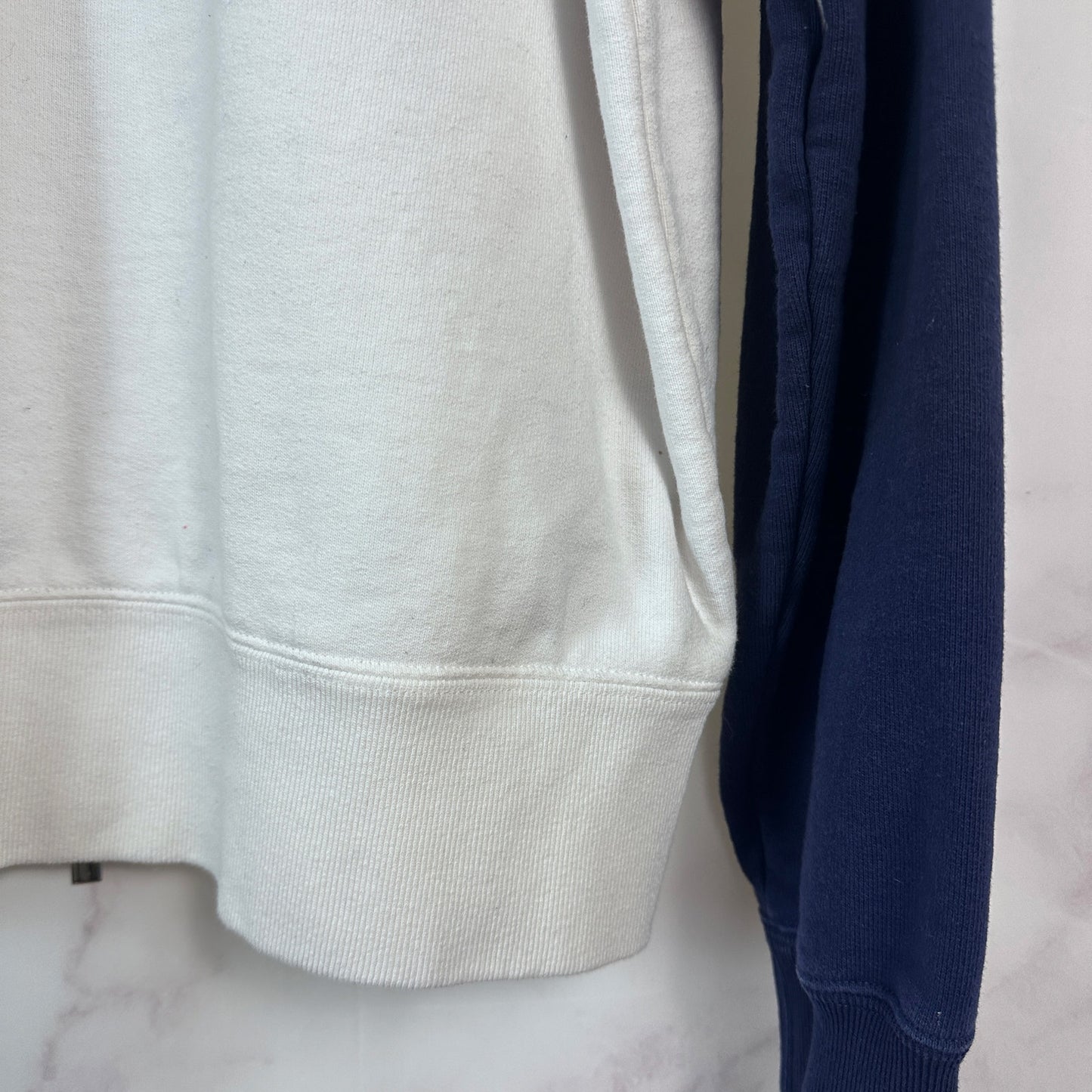Dior x Kenny Scharf White/Navy Zip-Up Sweatshirt