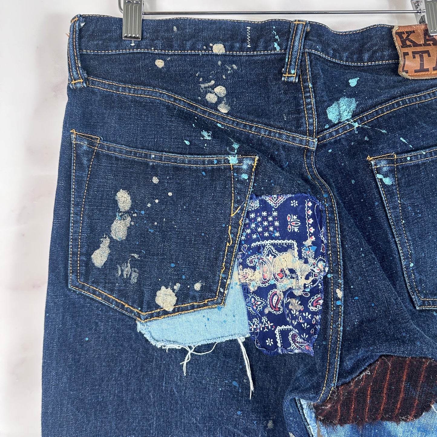 Kapital Selvedge Boro Patchwork Denim