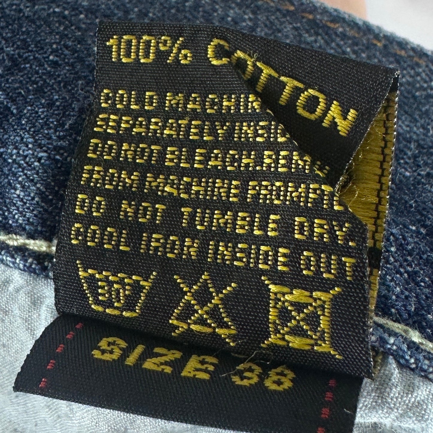 Evisu E.U. Straight Blue Denim