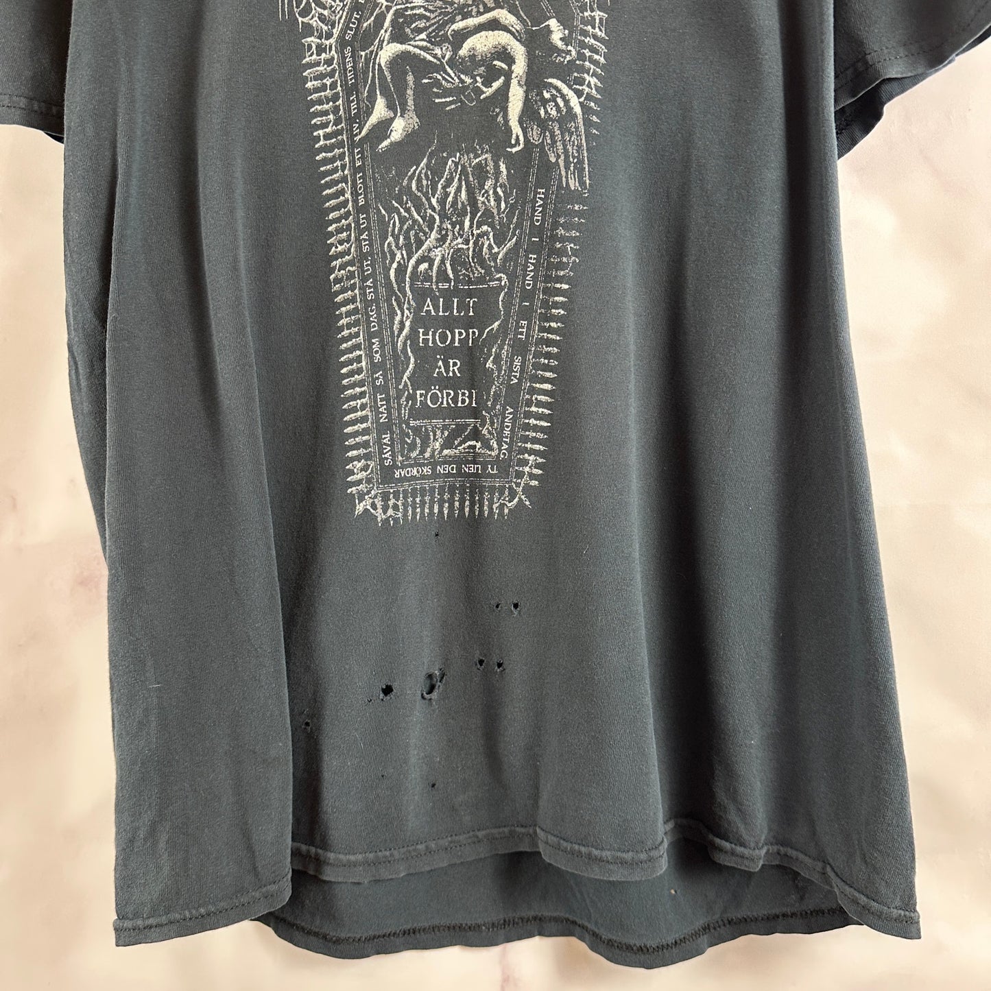 Vanhelgd Black Death Metal Band Tee