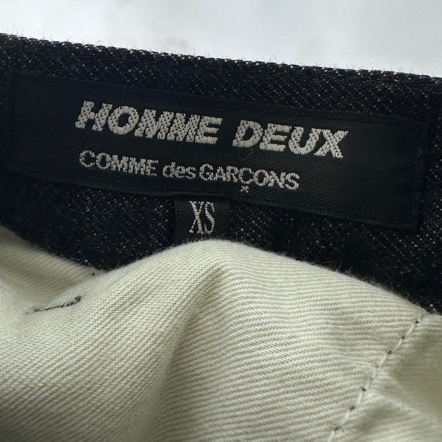 Comme des Garçons Homme Deux Black Straight Denim