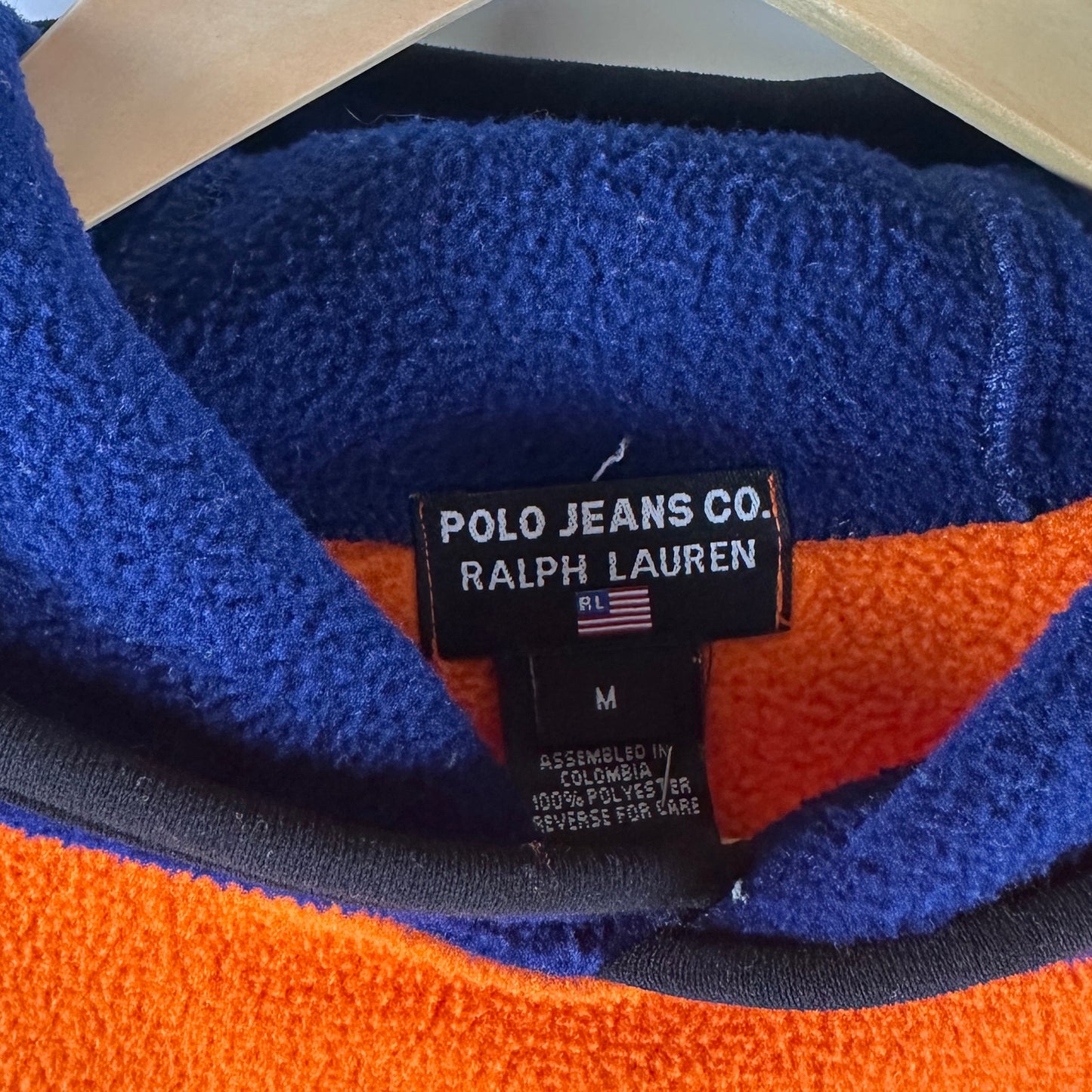 Polo Jeans Co Orange Fleece Hoodie