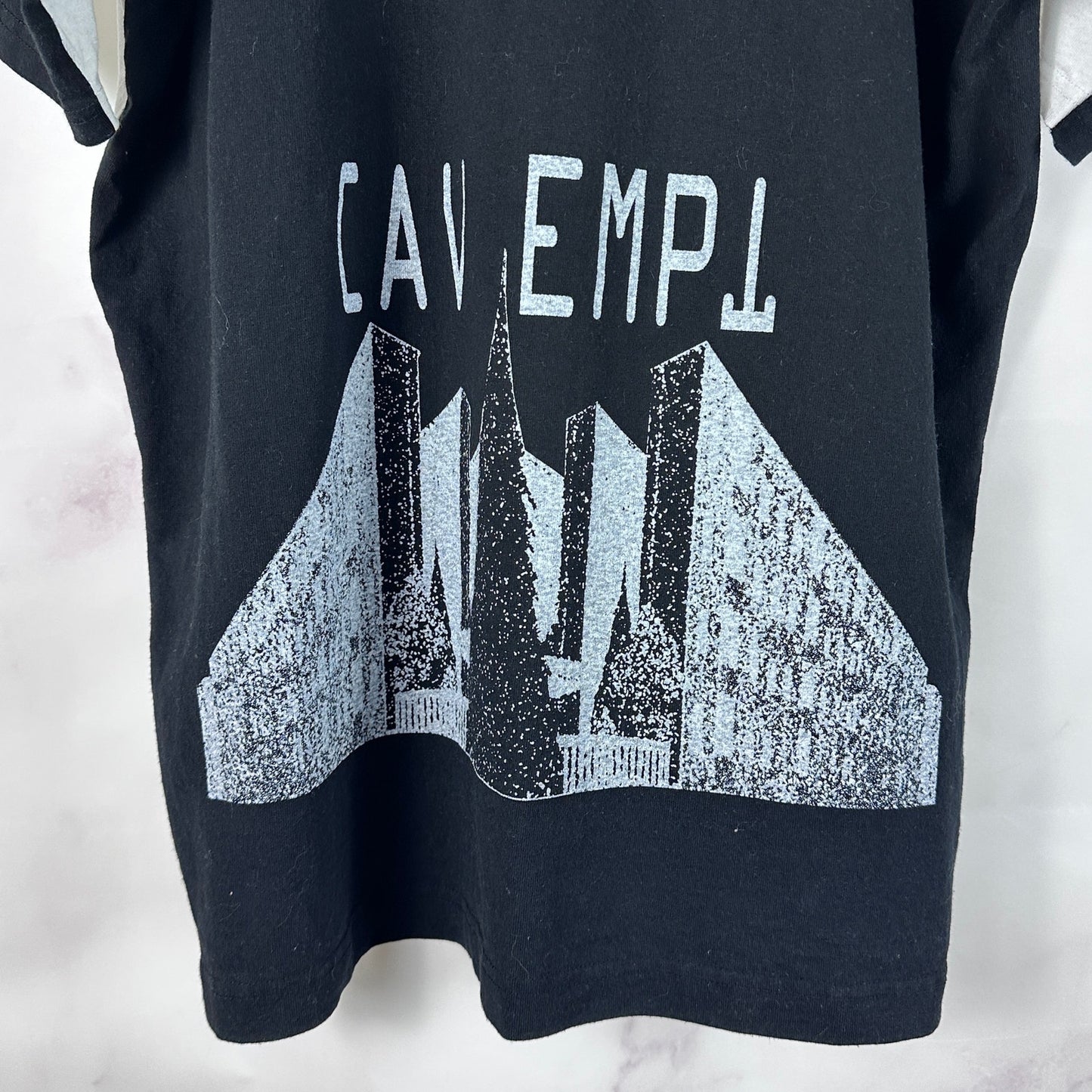 Cav Empt S/S19 Two Point Contrast Perspective Tee