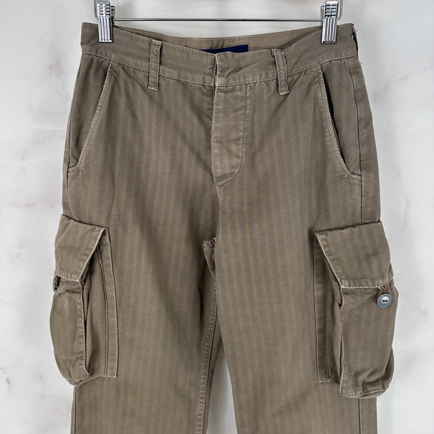 Kapital Brown Striped Cargo Pants