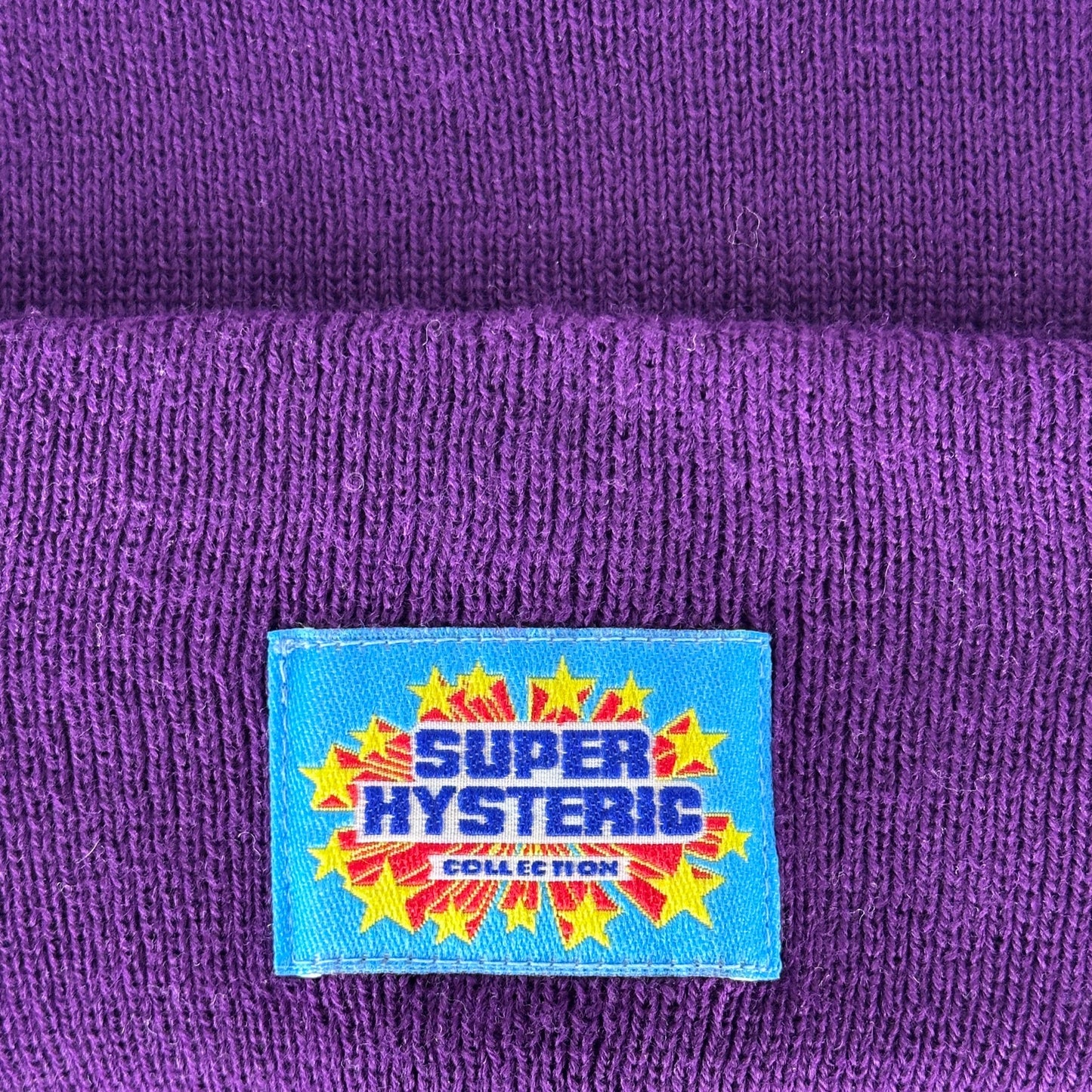 Hysteric Glamour Super Hysteric Purple Beanie