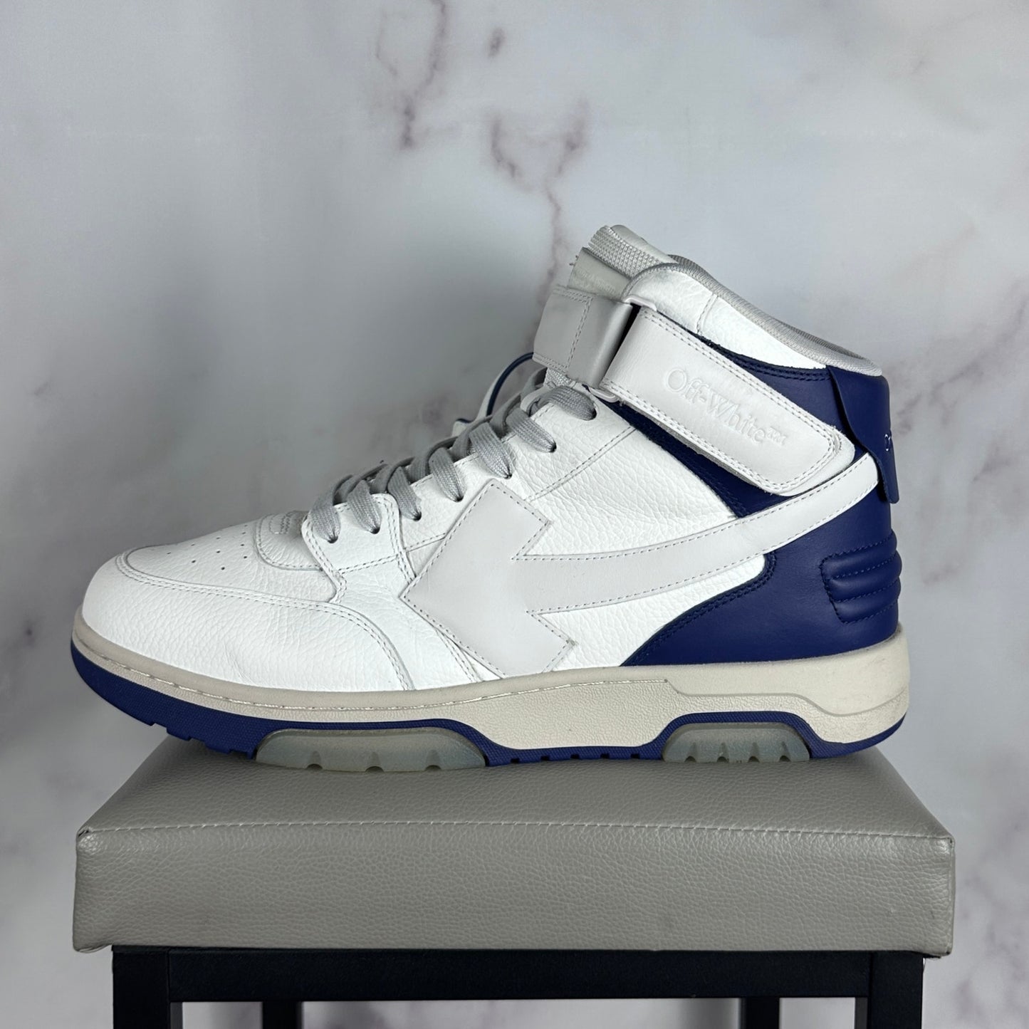 Off-White Out of Office Mid White/Navy Blue
