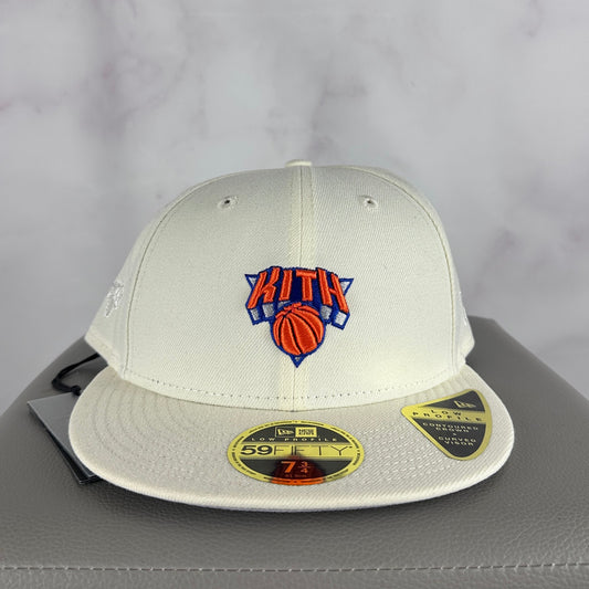 Kith x New Era New York Knicks White Fitted Cap