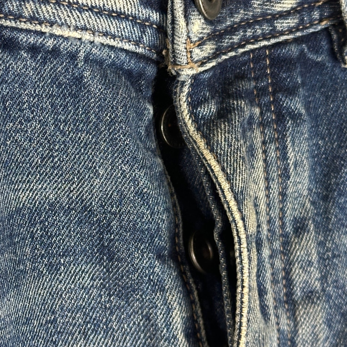 Diesel Black Gold Distressed Repaired Denim