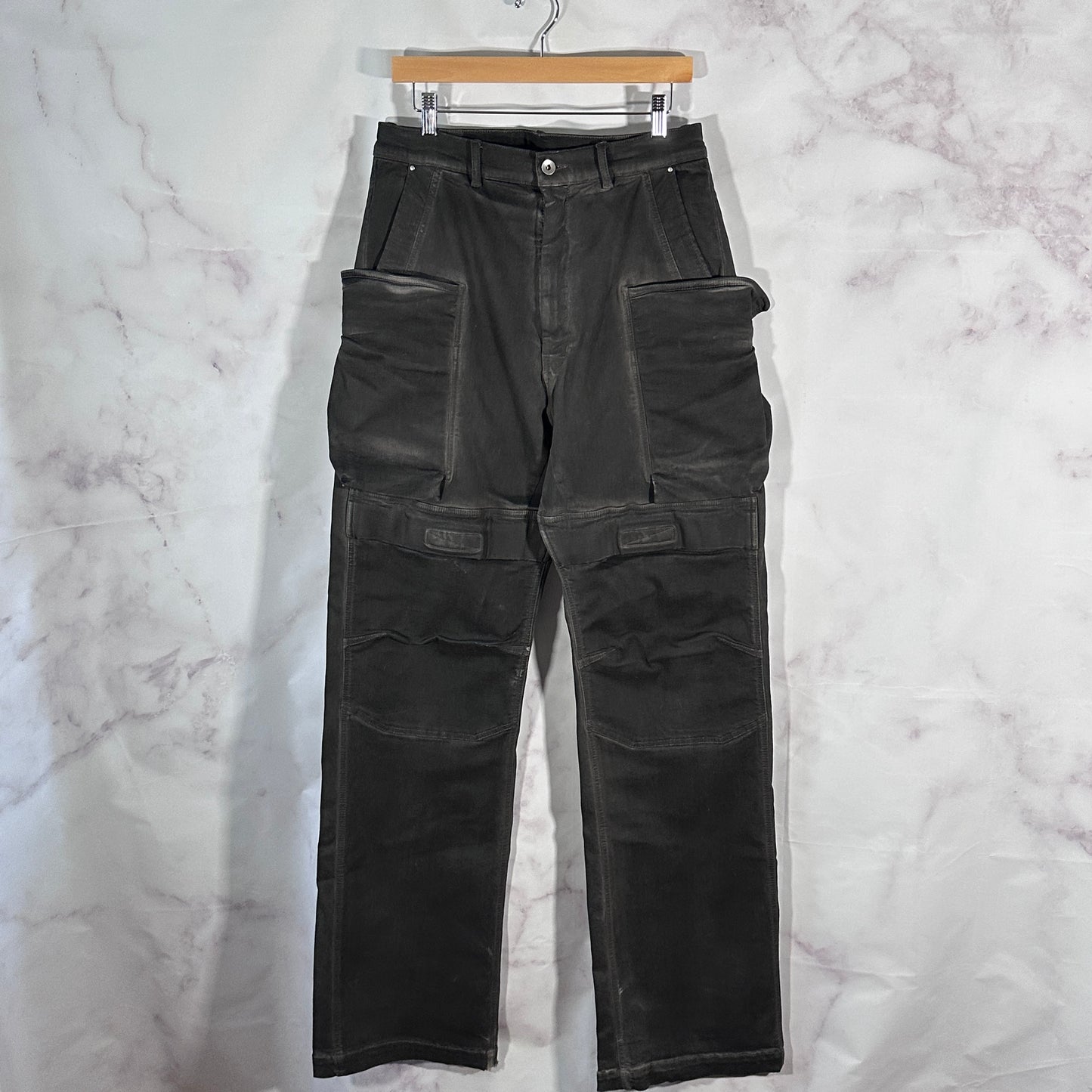 Rick Owens Lido S/S24 Dark Dust Stefan Cargo Pants
