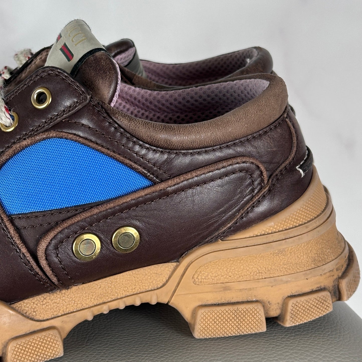 Gucci Boatrek Brown Leather Sneaker