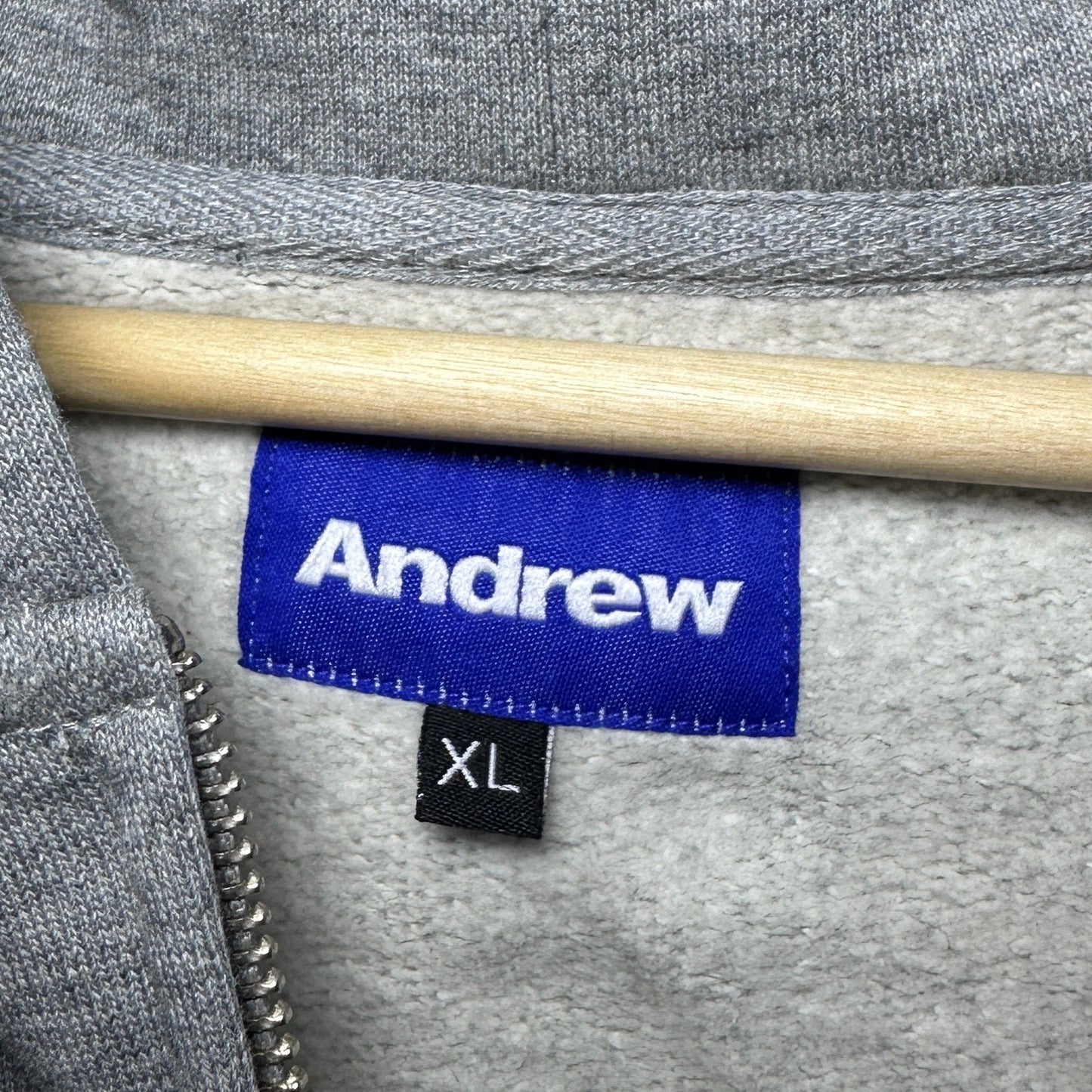 Andrew Grey/Night Camo Zip Hoodie