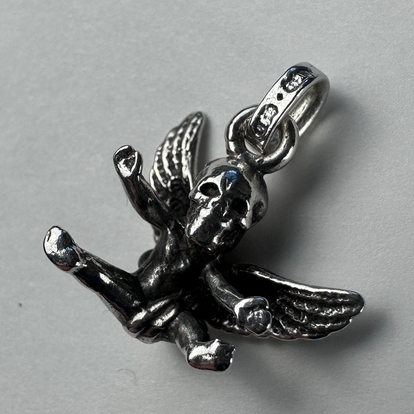Chrome Hearts Joe Foti Miss Lerlene Tiny Silver Pendant & Chain