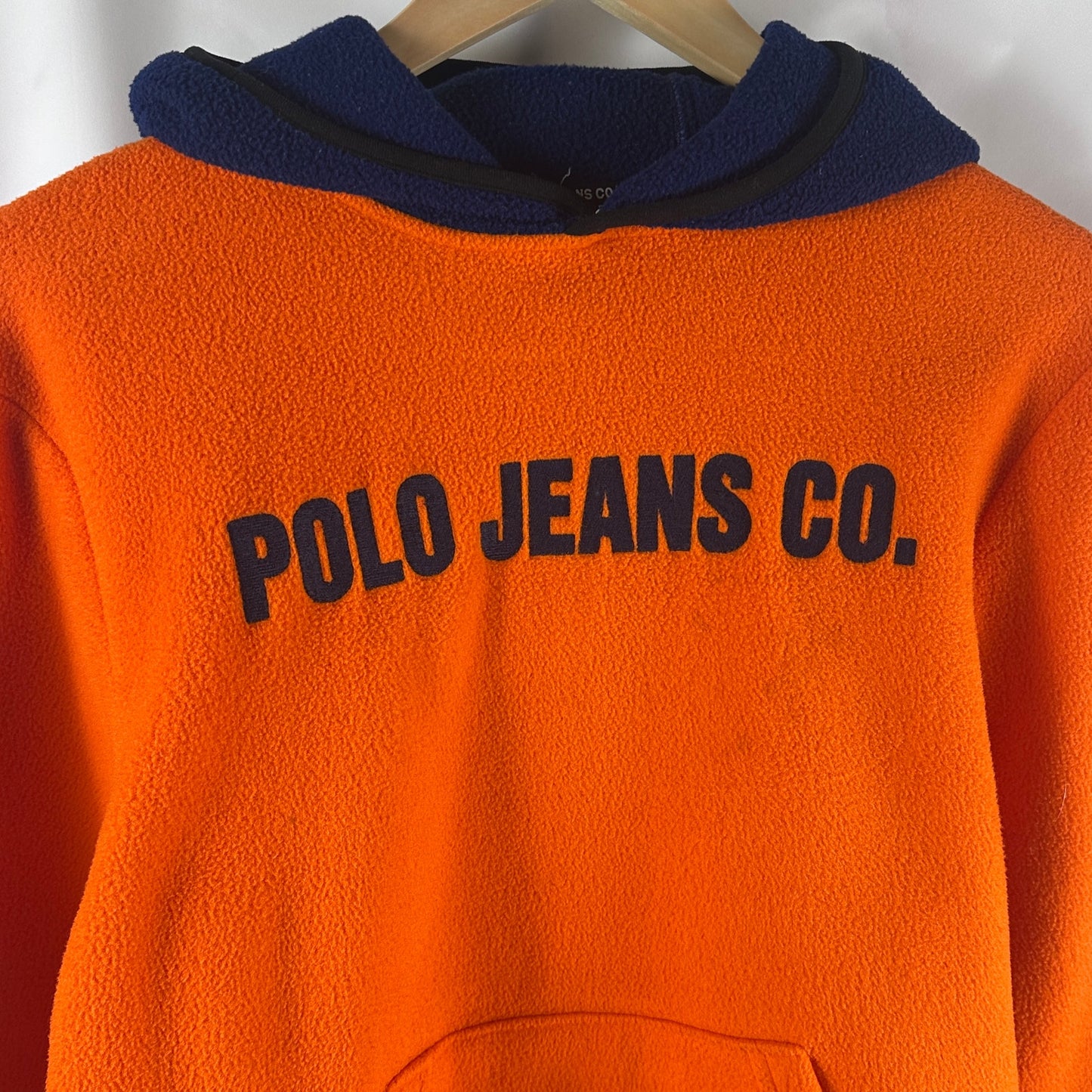 Polo Jeans Co Orange Fleece Hoodie