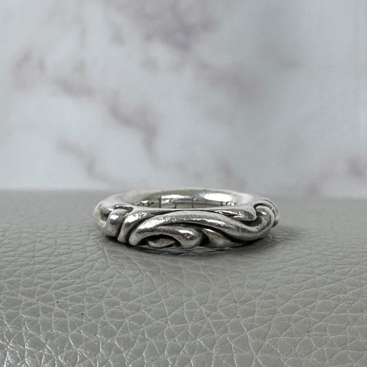 Chrome Hearts Silver Scroll Ring