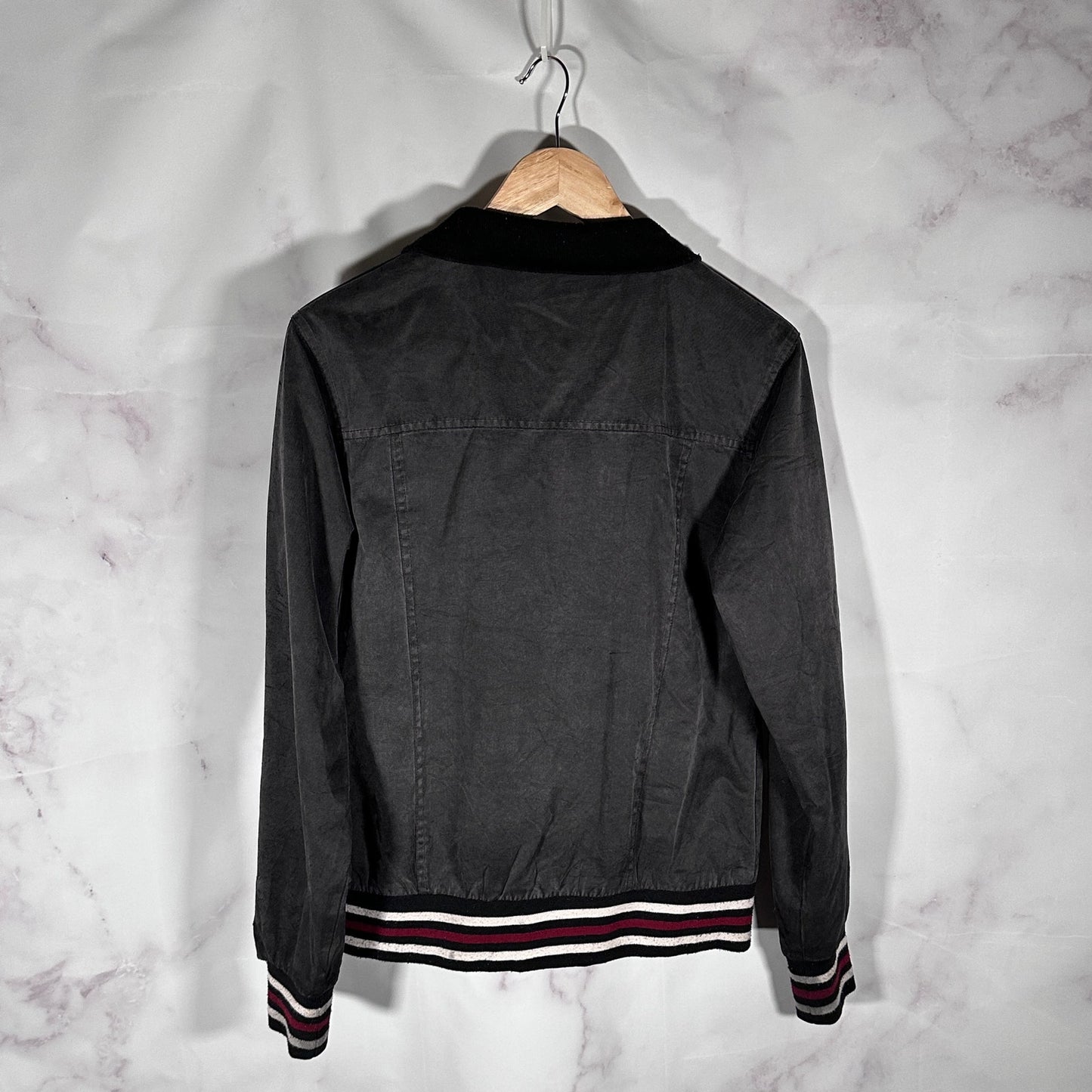Number (N)ine Grey Baseball Jacket