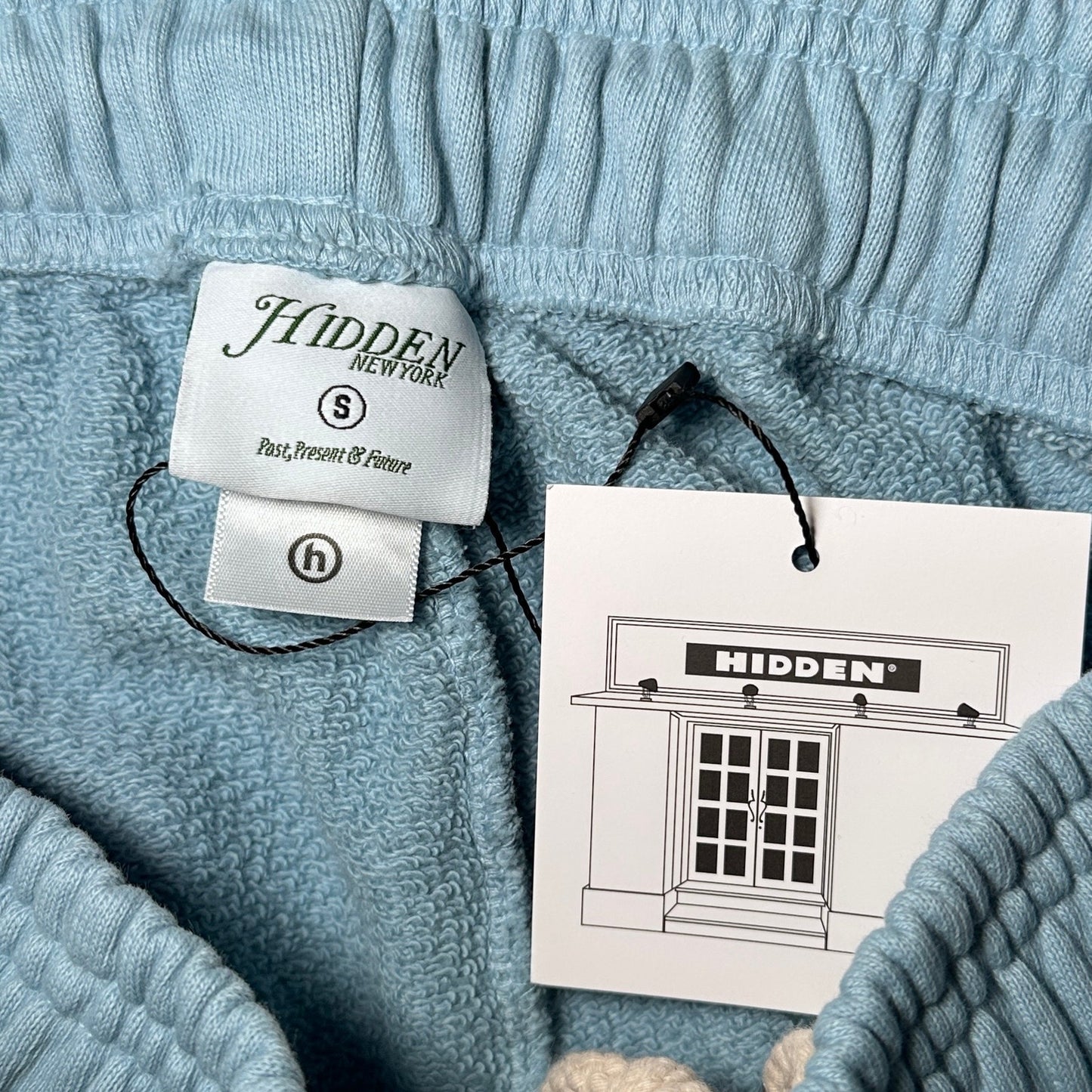Hidden NY Light Blue Logo Sweatpants