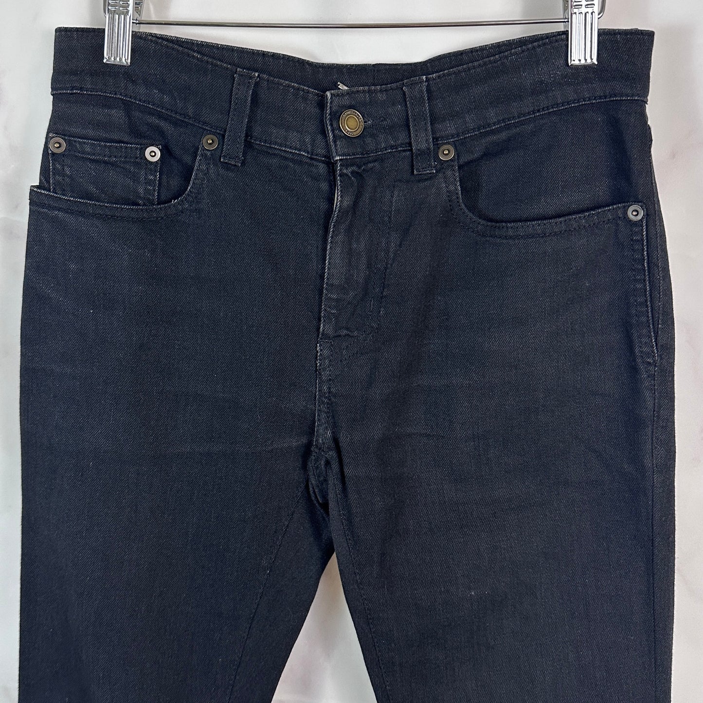 Saint Laurent Paris Black D02 Skinny Low Waist Denim