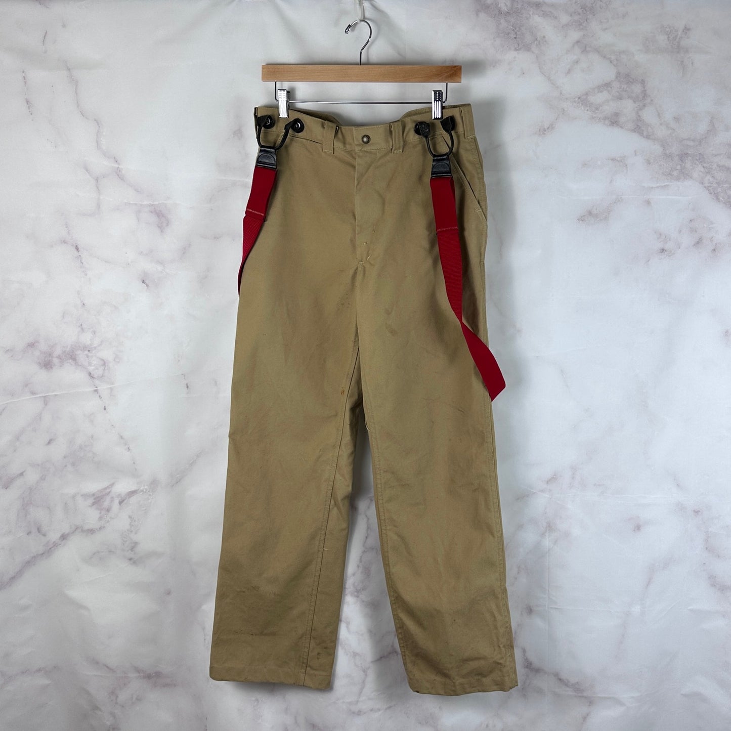 Vintage Filson Tin Cloth Hunting Pants & Suspenders