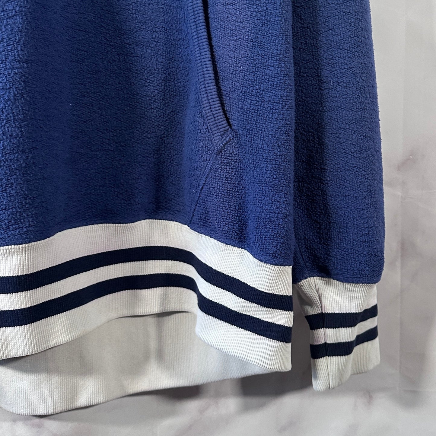 Aime Leon Dore F/W18 Blue Reverse Fleece Hoodie