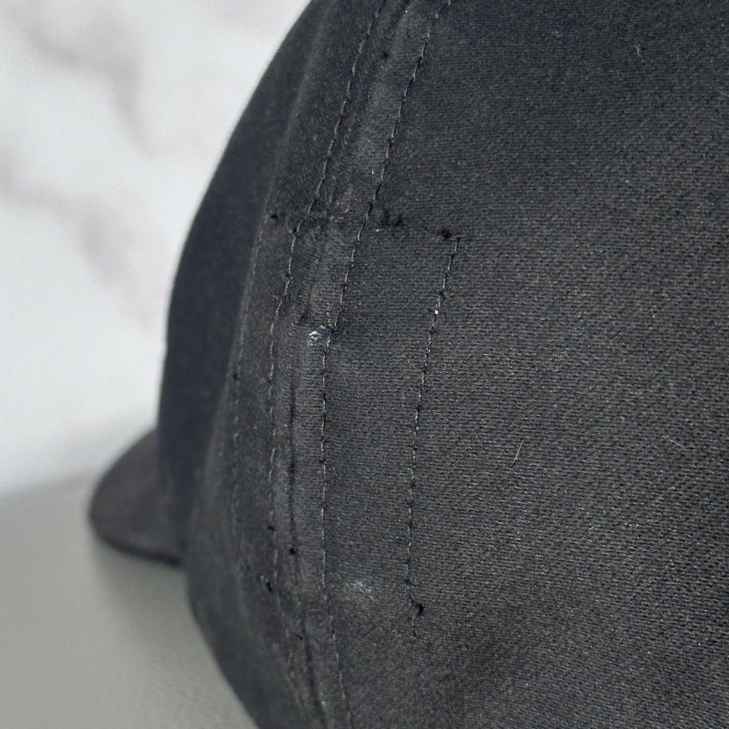 Rick Owens DRKSHDW Lido S/S24 Black Embroidered Snapback Hat