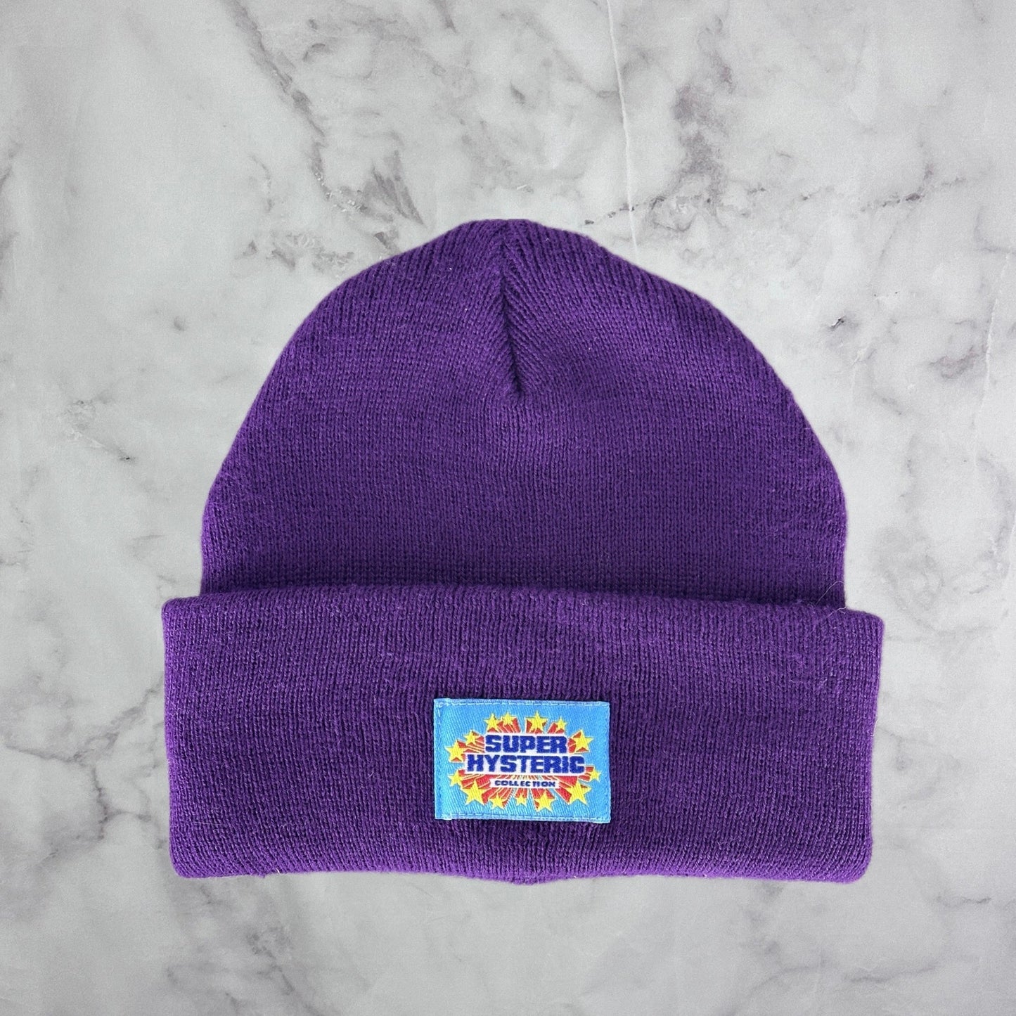 Hysteric Glamour Super Hysteric Purple Beanie